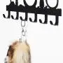 CoolPlus Coat Rack Wall Mounted Decorative Clothes Hooks Belt Hanger and Hat Organizer Entryway Dog Leash and Key Holder Wolf Pattern Black Finish CoolPlus Coat Rack Wall Mounted Decorative Clothes Hooks Belt Hanger and Hat Organizer Entryway Dog Leash and Key Holder Wolf Pattern Black Finish