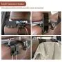 Headrest Hooks for Car, Car Seat Hooks, Purse Hooks for Car Handbag Clothes Coats Grocery Bags（4 Pack)