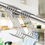 S Meat Hooks Butcher, Hanging Hook, Stainless Steel Hook, Chicken Hunting Smoking Ribs Fish Beef Poultry Hooks Stainless Steel Hanging Drying BBQ Grill Cooking Smoker Hook Tool(15cm-20pack)