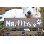 Key & Leash Holder - Mr Mrs Coat Rack - Mr Mrs Key Hanger Leash Hanger - Dog Lovers Gift - Key and Leach Hook - Key and Leash Hanger