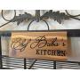 Personalized Kitchen Sign, Reclaimed Cedar 12x5 with Hanger, Rustic Country Elegant Wood Sign, Unique Gift, Housewarming Gift, Anniversary Gift, Birthday Gift, Wedding Gift, Kitchen Decor, Home Decor