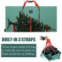 IC ICLOVER Christmas Tree Storage Bag, Extra Large Waterproof Rolling Duffel Box, Fits 6-9 Feet Artificial Disassembled Tree, Dustproof Holiday Decorations Storage Case with Wheels and Handles, Green IC ICLOVER Christmas Tree Storage Bag, Extra Large Waterproof Rolling Duffel Box, Fits 6-9 Feet Artificial Disassembled Tree, Dustproof Holiday Decorations Storage Case with Wheels and Handles, Green