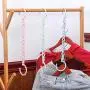 HJYPYJ Magic Hanger,360?? Rotate Magical Hangers,Multifunction PP Hanger,Space-Saving Organizer Hangers, Isometric Design/Pink / 25x11x3.2cm