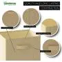 Neaterize Storage Cubes - Set of 6 Storage Bins | Features Dual Fabric Handles | Cube Storage Bins | Foldable Closet Organizers and Storage | Fabric Storage Boxes for Home, Office (Baige) Neaterize Storage Cubes - Set of 6 Storage Bins | Features Dual Fabric Handles | Cube Storage Bins | Foldable Closet Organizers and Storage | Fabric Storage Boxes for Home, Office (Baige)