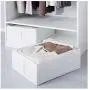 Ikea Storage Underbed Boxes Closet Zippered (2 Pack) White Ikea Storage Underbed Boxes Closet Zippered (2 Pack) White