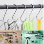 RuiLing Premium S Hooks - S Shaped hook - Heavy Duty Stainless Steel Hanger Hooks - Ideal for hanging pots and pans, plants, utensils, towels etc. Size Medium Set of 20