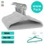OcEaN Home & Living Hangers Velvet, 10/20/30 Pack Non-Slip Velvet Kids Hangers for Jackets, Pants, Dress Clothes, Pink-10