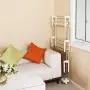 Ollieroo Premium Stainless Steel Drying Rack Fold-able Rolling 6-Wheels Clothes Laundry Dryer Hanger Compact Storage Ollieroo Premium Stainless Steel Drying Rack Fold-able Rolling 6-Wheels Clothes Laundry Dryer Hanger Compact Storage