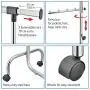 Tatkraft Falcon Garment Rack, Clothes Rack on Wheels, Adjustable Length & Height, Chromed Steel Tatkraft Falcon Garment Rack, Clothes Rack on Wheels, Adjustable Length & Height, Chromed Steel