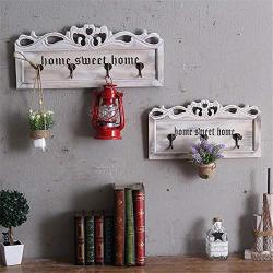 Wall Hook Rustic Entryway Hooks ,Hook Wall Mounted Clothes Hanger For Coat Hat Towel Bag Keys For Schools, Home And Work Wall Mounted Clothes Scarf Hat Storage Hanger ( Color : 4 , Size : Free size )