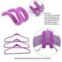 BESTOMZ Cascading Hanger Hooks Non Slip Flocked Clothes Hangers Hooks Pack of 10 BESTOMZ Cascading Hanger Hooks Non Slip Flocked Clothes Hangers Hooks Pack of 10