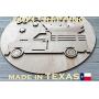 Unfinished Wood Crafts Cutout Vintage Truck Welcome Sign Kit Door Hanger w/Tree