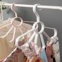 HJYPYJ Magic Hanger,Creative Multifunction Folding Hanger,Storage Scarves/Ties PP Space-Saving Organizer Hangers, No Trace/Gray / 2 pcs