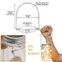 Brass Tacks 6 Pack Mason Jar Lid Fairy Lights, 10 LED Jar Lid Fairy String Lights with 6 Jar Hangers, Indoor/Outdoor Decorations for Parties, Gardens, Holidays Brass Tacks 6 Pack Mason Jar Lid Fairy Lights, 10 LED Jar Lid Fairy String Lights with 6 Jar Hangers, Indoor/Outdoor Decorations for Parties, Gardens, Holidays