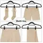 Closet Accessories, Black velvet hangers, ultra slim space saving, notches, tie bar, swivel hook, 25 pack, with bonus 10 matching velvet finger clips Closet Accessories, Black velvet hangers, ultra slim space saving, notches, tie bar, swivel hook, 25 pack, with bonus 10 matching velvet finger clips