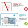 HOUSE DAY Drying Rack Towel Rack Stainless Steel Foldable Towel Clothes Drying Rack Folding Drying Rack Laundry Drying Rack HOUSE DAY Drying Rack Towel Rack Stainless Steel Foldable Towel Clothes Drying Rack Folding Drying Rack Laundry Drying Rack