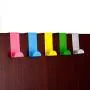 yueton Door Hooks, Stainless Steel Bathroom Kitchen Cabinet Reversible Over Door Hook Clothes Towels Swim Shirts Bag Hanger Holder,4 Pieces or 2 Pair Randomly Color Sent Fit 3/4" or 1-1/2" Thickness