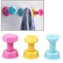 Bathroom Storage & Organisation Robe Hooks - 3Pcs Candy Color Mini Screw Bathroom Wall Hooks Racks Clothes Hanger Plastic Towel Robe Hook - 3X Mini Screw Wall HooksDetails Pictu