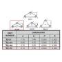 Tandem Axle Spring Hanger Kit Leaf Suspension 6-1/8" EQ-356 Equalizer 3500-7000