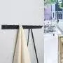 WEBI Coat Rack Wall Mounted,Coat Hanger Wall Mount,Hook Rack/Rail,8 Hooks for Hanging Backpack,Jacket,Clothes,Black WEBI Coat Rack Wall Mounted,Coat Hanger Wall Mount,Hook Rack/Rail,8 Hooks for Hanging Backpack,Jacket,Clothes,Black