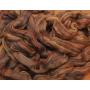 Tan Wool Felted Acorn Ornaments, muted colors, also available without hangers