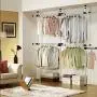 Generic me Clos US hes Hangers Garment Rack rs She Adjustable Home Closet hes Han Organizers Clothes Home Close Hangers Shelves stable