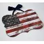 Custom Handmade American Flag Patriotic Door Sign / Hanger Custom Handmade American Flag Patriotic Door Sign / Hanger