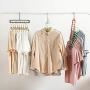 HJYPYJ Magic Hanger,5 Pieces 360?? Rotate Multifunctional Hangers,Durable Sturdy Plastic Space-Saving Organizer Hanger Wide Shoulder Design/Random Color / 33.5x18cm