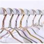 10pcs Random Color Aluminum Alloy Anti-Skid Hanger for Clothes Adult Clothes Drying Rack Water Resistant Windproof Metal Clothes Hanger