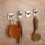 Sumnacon Stainless Steel Bathroom Towel Hook, 3M Stick Wall Hooks Clothes Hangers Holder for Home Kitchen Coats Hats Keys Bags (Type 1)
