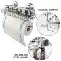 HASKO accessories Suction Cup Paper Towel Holder with Shelf and Hooks - Wall Mount Metal Roll Organizer - Tissue Roll Hanger for Bathroom & Kitchen - SUS 304 Stainless Steel Roll Holder - Chrome HASKO accessories Suction Cup Paper Towel Holder with Shelf and Hooks - Wall Mount Metal Roll Organizer - Tissue Roll Hanger for Bathroom & Kitchen - SUS 304 Stainless Steel Roll Holder - Chrome