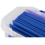 Bankers Boxes Heavy Duty Portable Plastic File Boxes with Hanging Rails, Letter, 1 Pack (0086304)