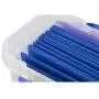 Bankers Boxes Heavy Duty Portable Plastic File Boxes with Hanging Rails, Letter, 1 Pack (0086304)