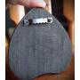 Mini Red and Black Mystic Seeing Eye Ouija Spirit Board Planchette Hand Made Wooden Wall Plaque Hanger