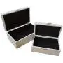 MODE HOME Silvery Glitter Wooden Jewelry Storage Boxes Decorative Treasure Boxes Set of 2 MODE HOME Silvery Glitter Wooden Jewelry Storage Boxes Decorative Treasure Boxes Set of 2