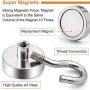 DIYMAG Magnetic Cruise Hooks, Strong Magnet Hooks for Kitchen, Home, Workplace, Office and Garage, Pack of 20