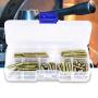 110pcs M4 Dowel Screw Double Ended Threaded Bolts Woodworking Furniture Connector Hanger Bolt 416/20/25/30/35/40mm 110pcs M4 Dowel Screw Double Ended Threaded Bolts Woodworking Furniture Connector Hanger Bolt 416/20/25/30/35/40mm