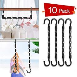 Koicaxy Clothes Hangers,Magic Cascading Hangers for Space Saving 10 Pack