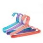 MulYeeh Home 11.5 Inch 10 Pack Plastic Hangers for Child Clothes Space Saving Tubular Hangers (Purple)