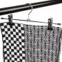 KYCPTNFJ 10 PCS Adjustable Pinch Grip Drying Hanger Clothing Display Hanging Peg Rack Clothes Clip Hangers Pants Skirt Metal Clothespin