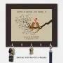 Personalized Key Holder, Key Hanger, Wall Key Rack, Wall Key Holder, Key Holders, Rustic Wood Key Holder 10" x 12"