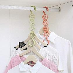 Kentop Clothes Hangers Multi-Layer Nop-Slip Rack Plastic Space Saver Clothes Storage for Jacket, Coat, Sweater,Trousers, Shirt, T-Shirt