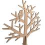 Jewelry Display Holder, JUSTDOLIFE Jewelry Holder Stand Wooden DIY Tree Shape Necklace Stand Bracelet Hanger
