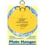 Flatirons Disc Adhesive Large Plate Hanger Set (4-4 Inch Hangers)