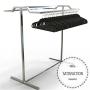Premium Quality Velvet Hanger (Set of 50) - Ultra -Thin No Slip Velvet Suit Hangers - Swivel Hooks, Stronger Than Standard Velvet Hangers - Space Saving Clothes Hangers - Black