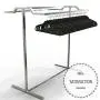 Premium Quality Velvet Hanger (Set of 50) - Ultra -Thin No Slip Velvet Suit Hangers - Swivel Hooks, Stronger Than Standard Velvet Hangers - Space Saving Clothes Hangers - Black