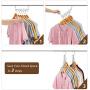 AMKUFO 20 Pack Space Saving Hangers Magic Hangers Metal Clothes Hangers Organizer Cascading Hangers Gain 80% More Space