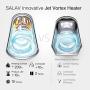 SALAV Clothes Steamer with 360 Degree Swivel Hanger, High Efficiency Metal Steam Panel, 4 Steam Settings, Free Limescale Removers, 1.5L Big Water Tank 1500W GS24-BJ Upgraded Eddition
