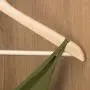 HANGERWORLD 30 Natural Wooden 17.5inch Notched Coat Clothes Garment Hangers Non Slip Pants Bar HANGERWORLD 30 Natural Wooden 17.5inch Notched Coat Clothes Garment Hangers Non Slip Pants Bar