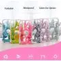 SUOWO Folding Portable Clip Drip Hangers for Baby Clothes Socks Laundry Drying Space Saving Travel Rotatable Plastic 12 Clips (Lilac) SUOWO Folding Portable Clip Drip Hangers for Baby Clothes Socks Laundry Drying Space Saving Travel Rotatable Plastic 12 Clips (Lilac)